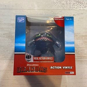Real Action Vinyls Dreamworks Dragons Toothless Collectible Figure